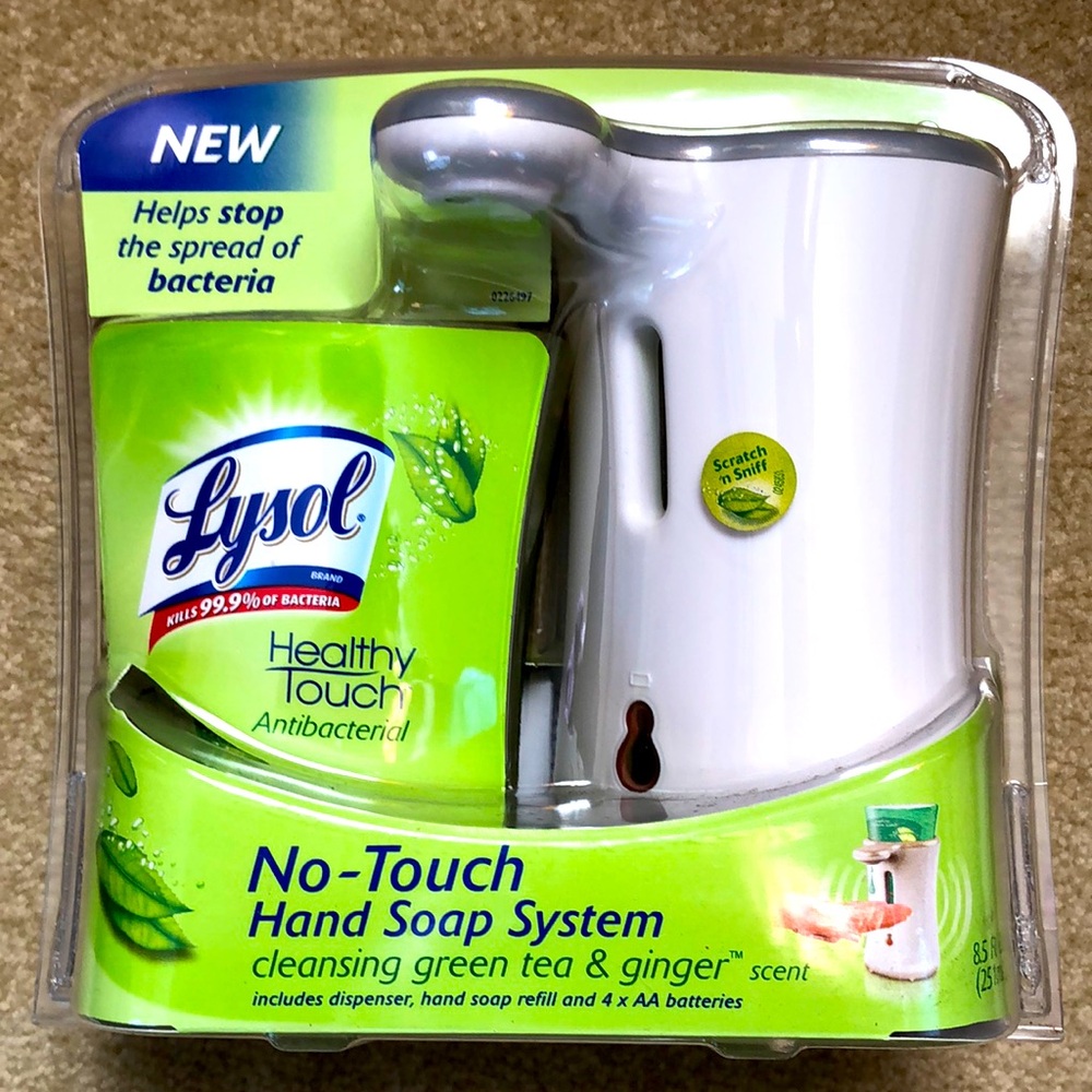 COPY - LYSOL No-Touch Hand Soap System
Green Tea & Ginger Expired 9/12